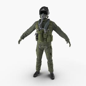 US Military Jet Fighter Pilot Uniform